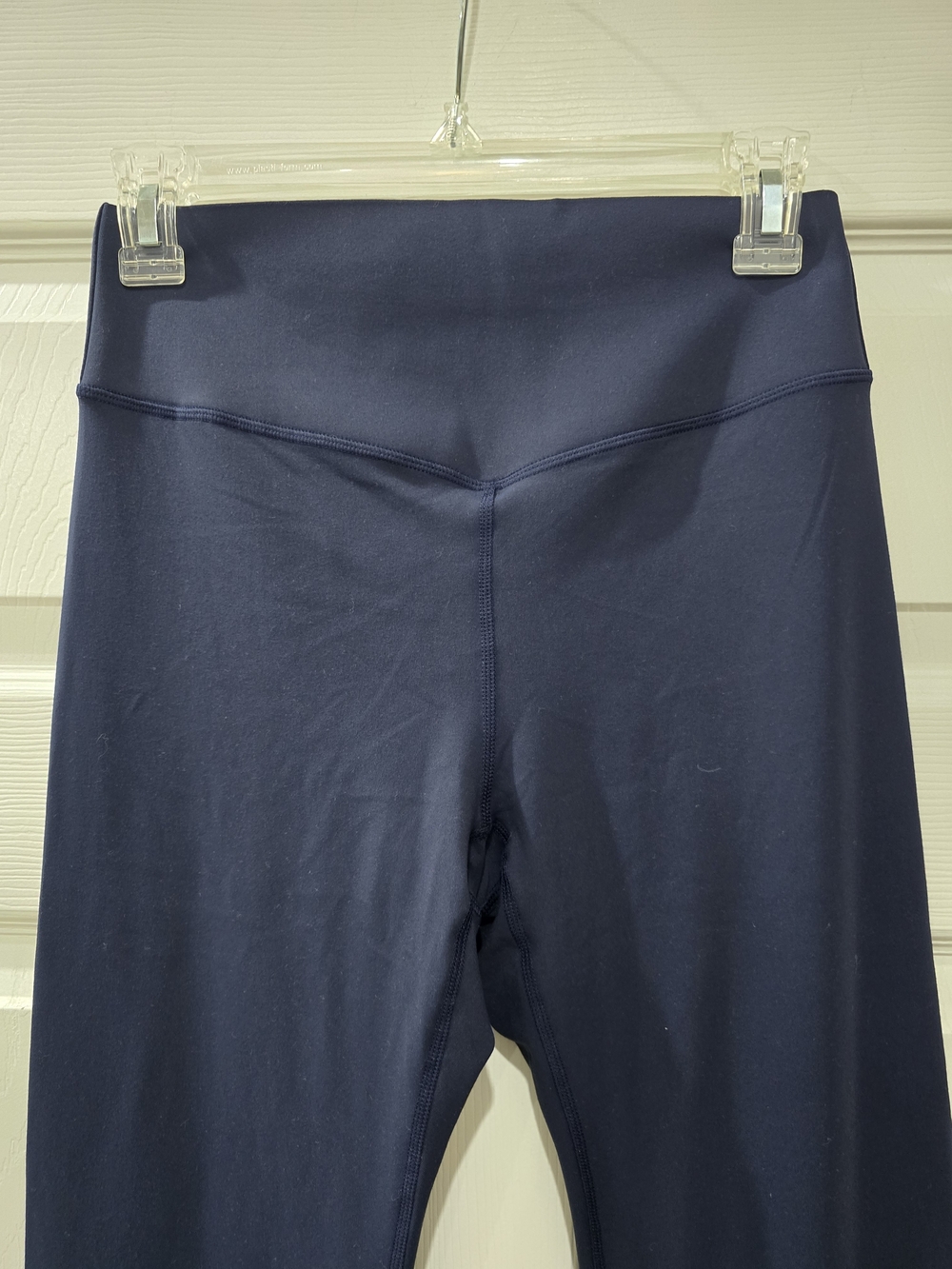 Fabletics Navy Flared Cropped Active Leggings - Picture 4 of 7